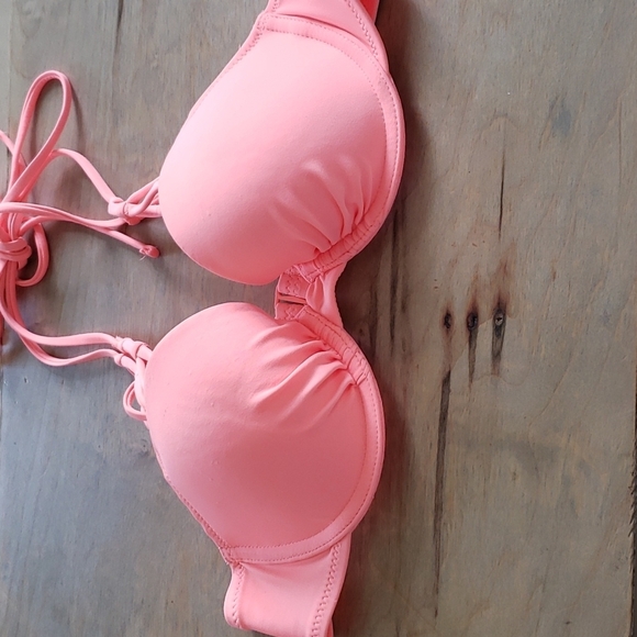 AERIE BIKINI TOP SZ 34B WITH BRAIDED STRAPS - Picture 7 of 8